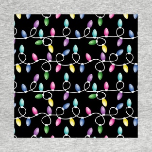 Christmas Lights Pattern - Tree Lights T-Shirt